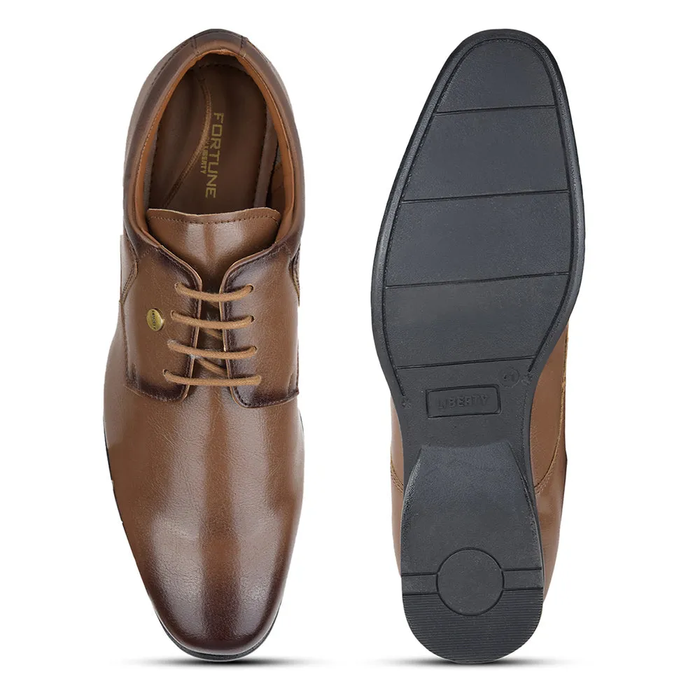 Fortune by Liberty Men ROBERT-2 Tan Formal Lacing Shoes