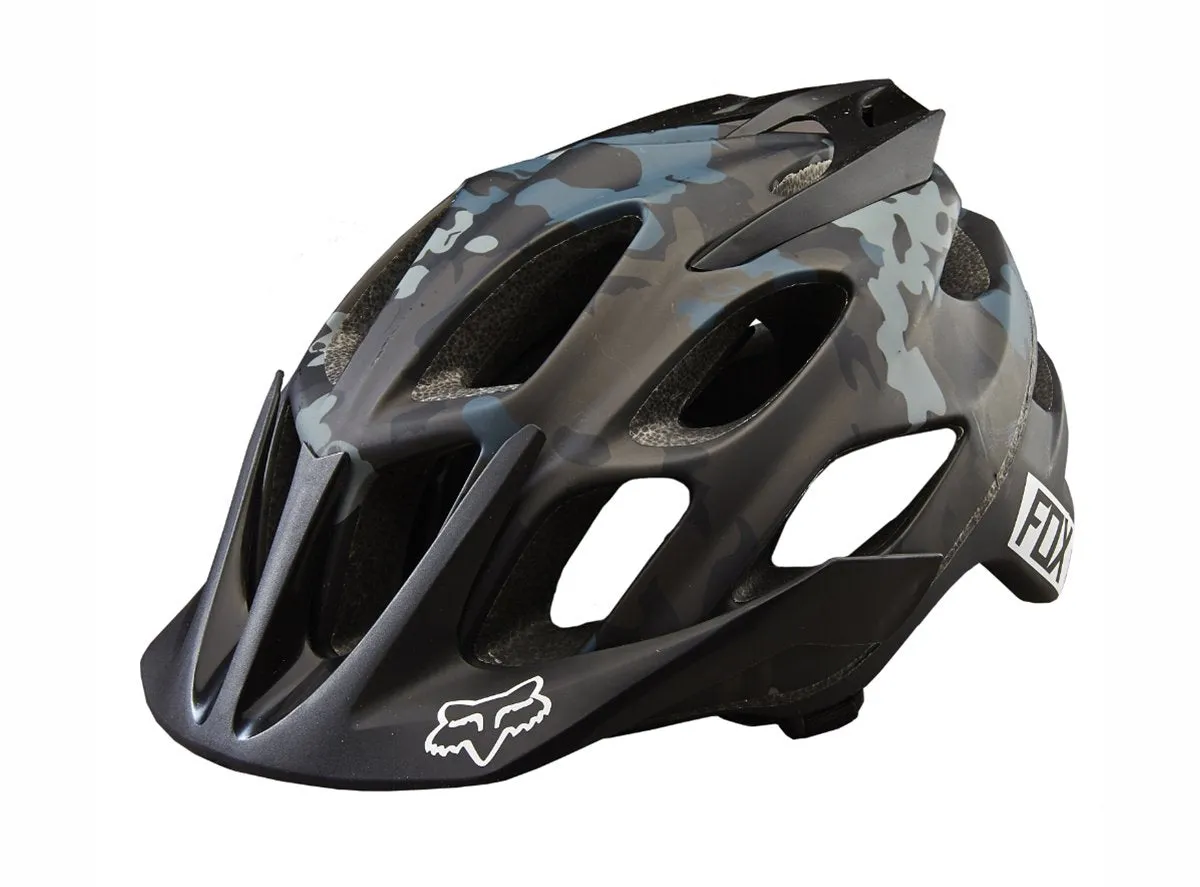 Fox Racing Flux MTB Helmet - Camo - Black