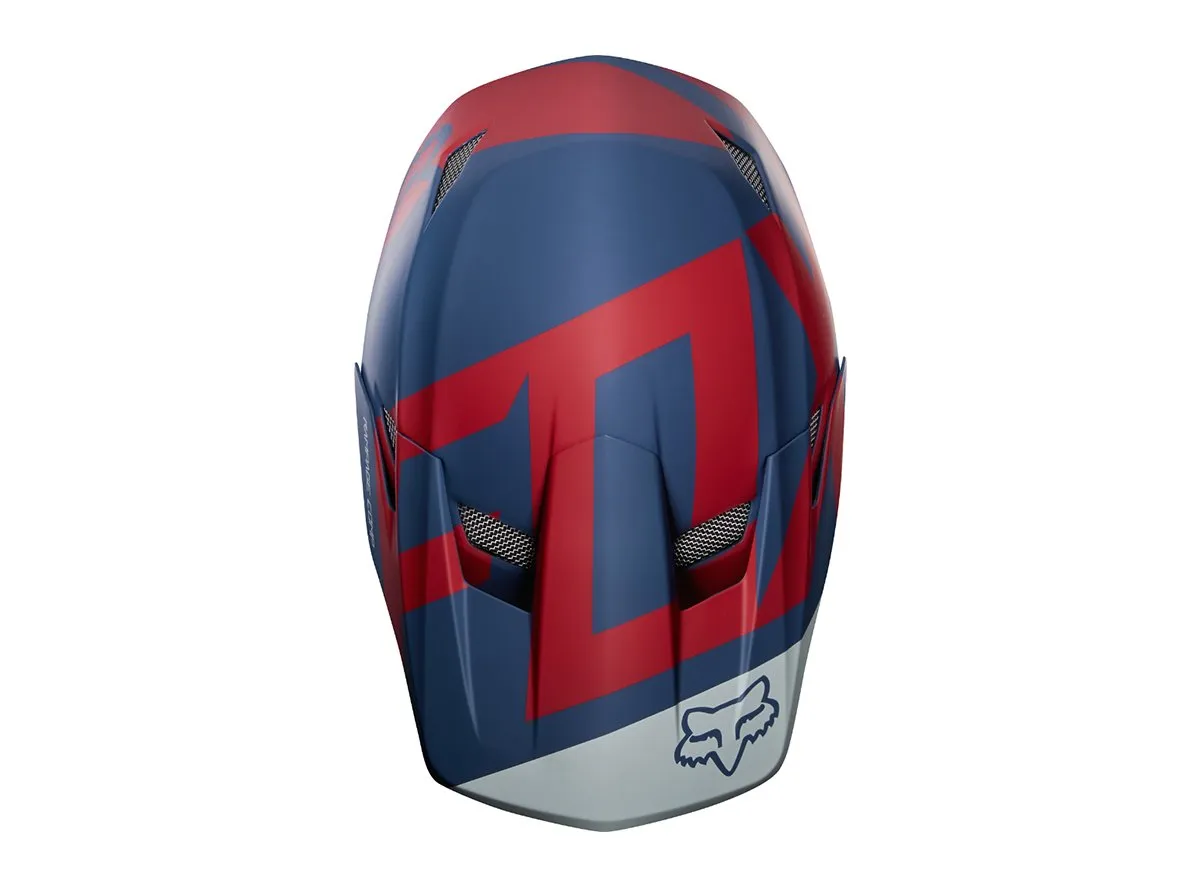 Fox Racing Rampage Comp Preme Full Face Helmet - Blue-Red