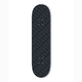 Fracture Skateboards All Over Comic Skateboard Deck Black 8.25