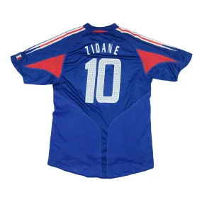 France Original Zidane 2004/2006 Adidas Home Football Shirt Large