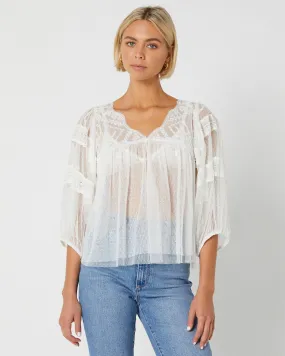 Free People True Candy Tunic - Optic White | SurfStitch