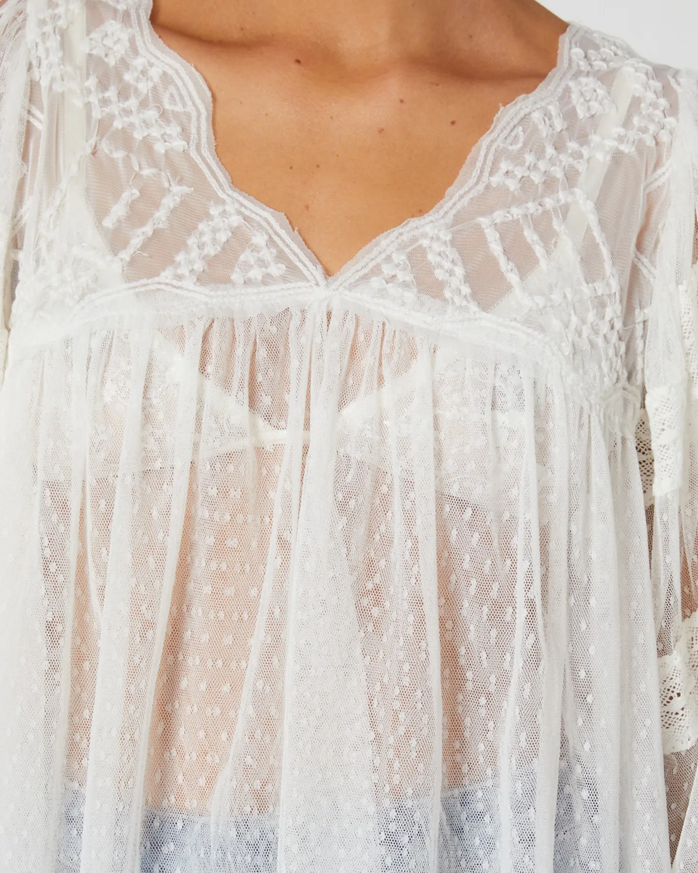 Free People True Candy Tunic - Optic White | SurfStitch