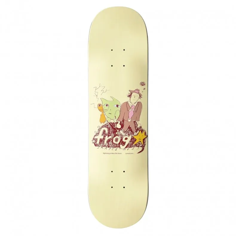 Frog Skateboards Lightning Strikes The Brain, Sometimes... Skateboard Deck 8.0