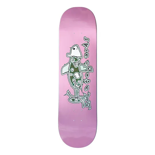 Frog Skateboards Rainbow Fish (Pink) - 8