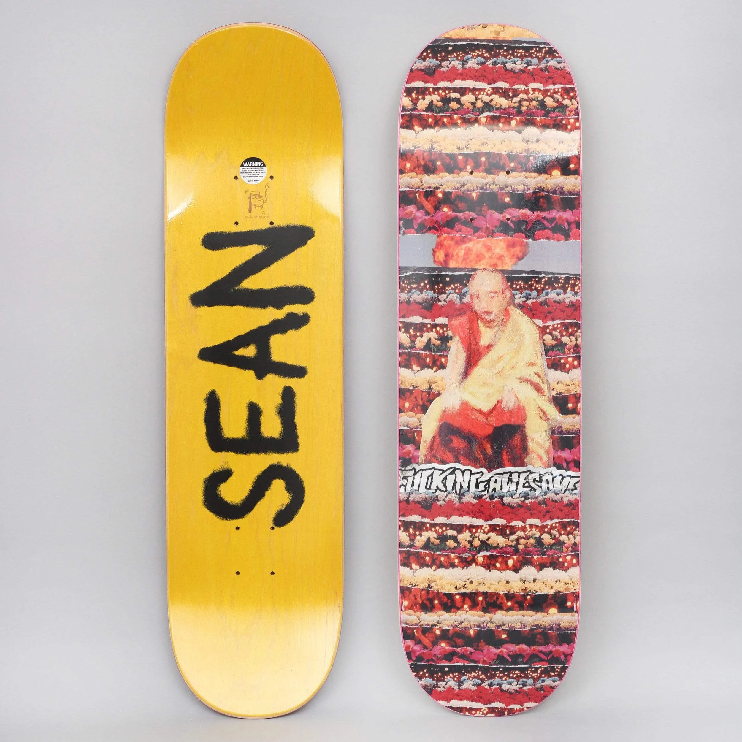 Fucking Awesome 8.25 Sean Buddha Skateboard Deck