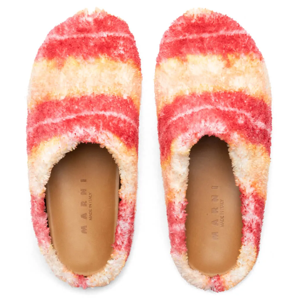Fussbett Sabot - Red/Chili/Light Orange