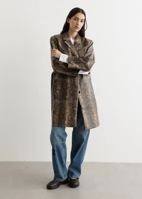 Ganni -  Snake Belt Coat - Jacket