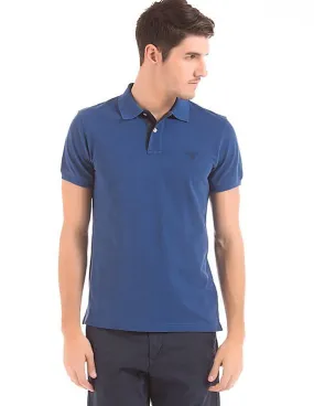 Gant Contrast Placket Pique Polo Shirt