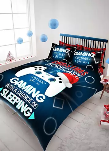 Gaveno Cavailia Game On Christmas Duvet Cover Set | Kaleidoscope