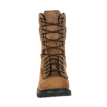 Georgia Men's 9 Comfort Core Waterproof Composite Toe Work Boot - Brown GB00097