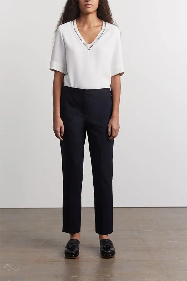Gerard Darel ELGA STRAIGHT COTTON TROUSERS
