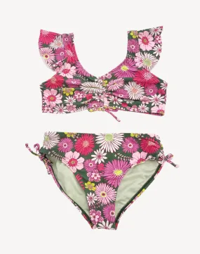Girls Garden Stroll Flutter Bikini Set