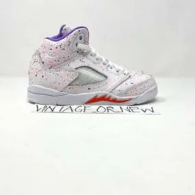 Girls Nike Air Jordan V 5 Easter Retro 2020 GP Preschool...