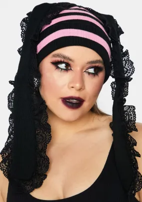 Gladly Ignoring Striped Beanie-