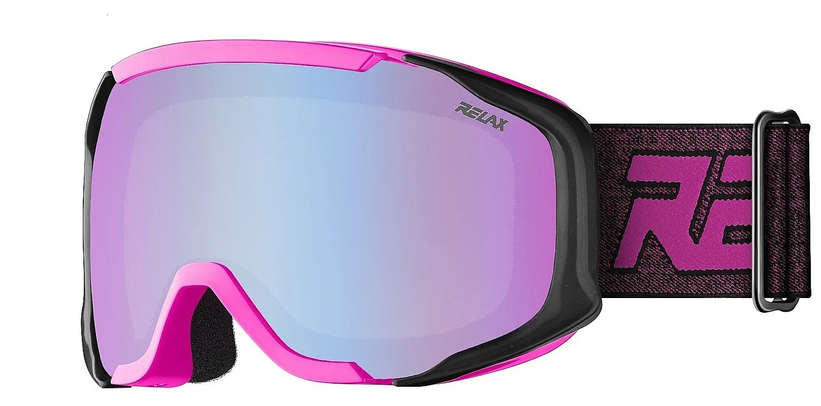 goggles Relax De-Vil - HTG65F/Shiny Pink/Black/Bronze/Ice Blue Platinum - girl´s