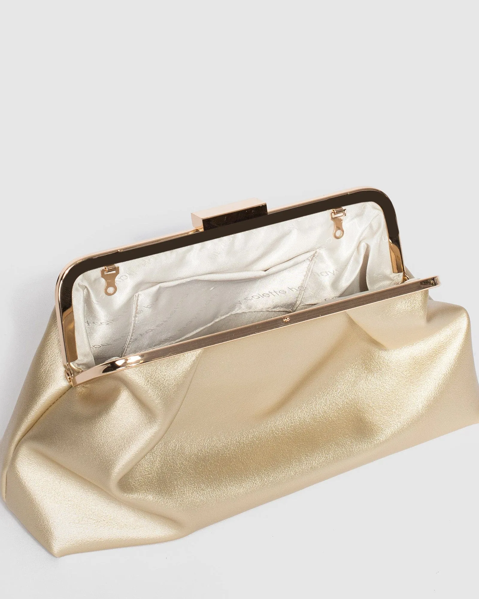 Gold Noa Clutch Bag
