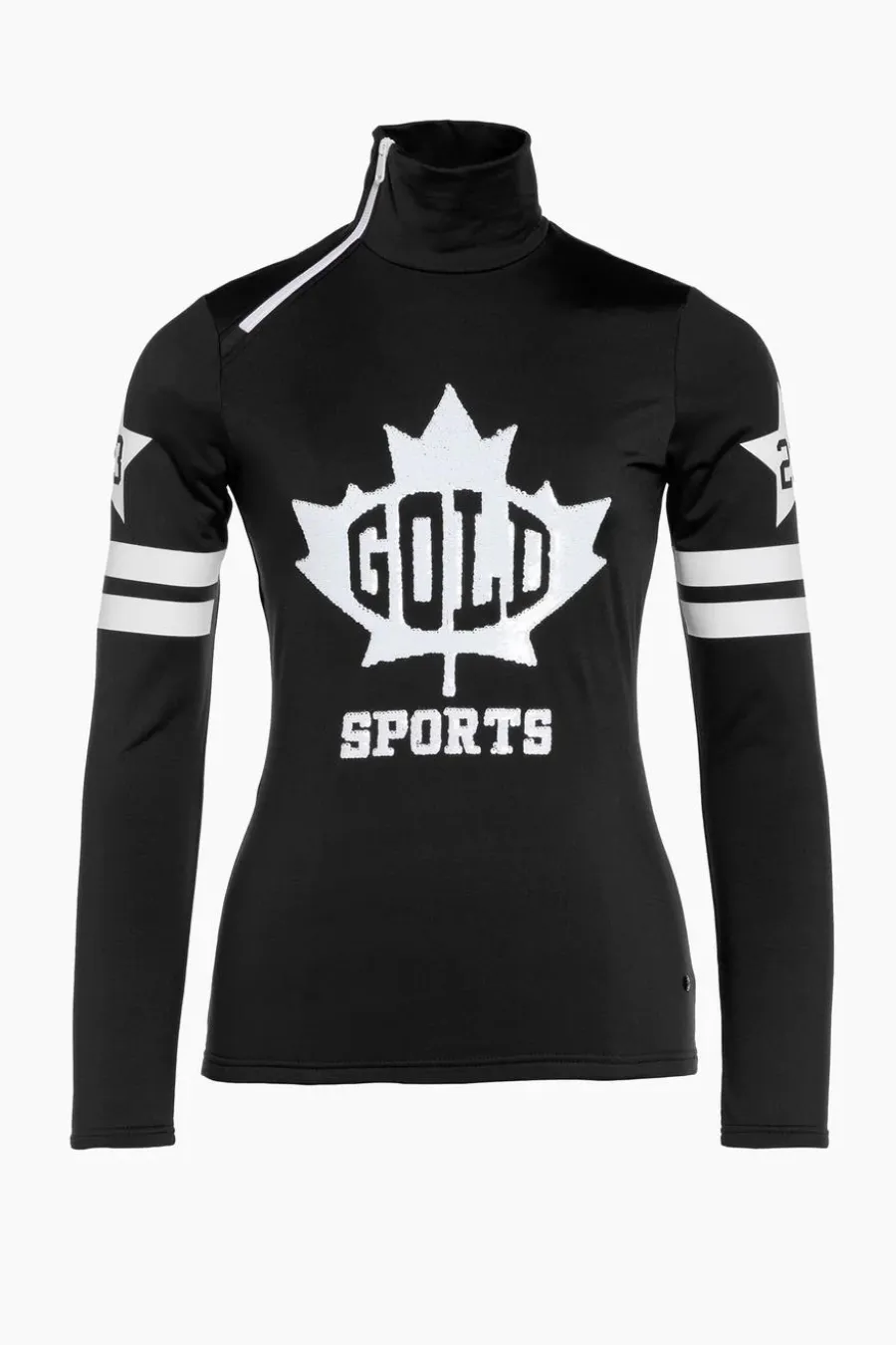 Goldbergh Maple Leaf Ski Pully Black