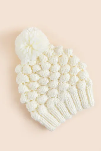 Grace Popcorn Stitch Beanie