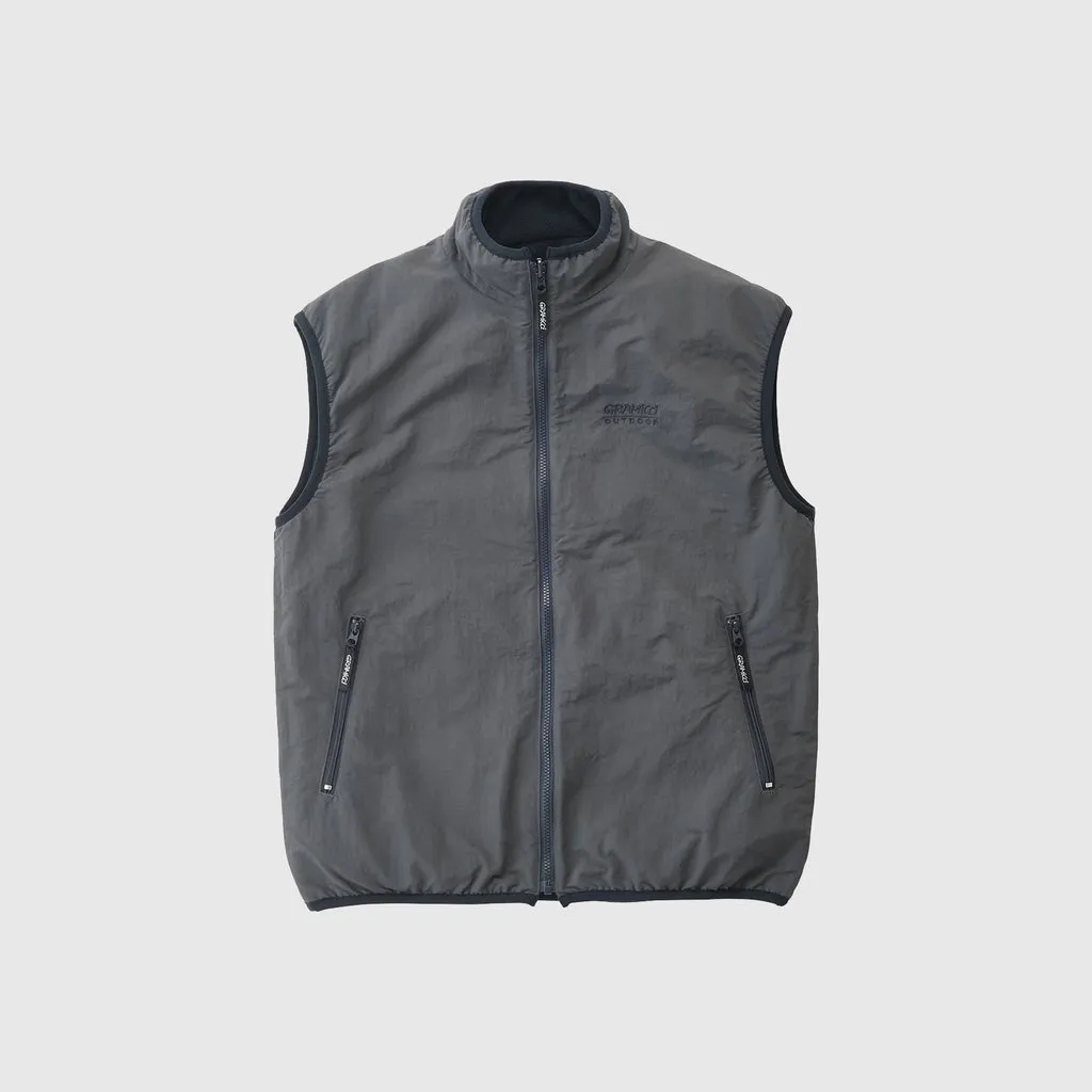 Gramicci Reversible Fleece Vest - Dark Navy