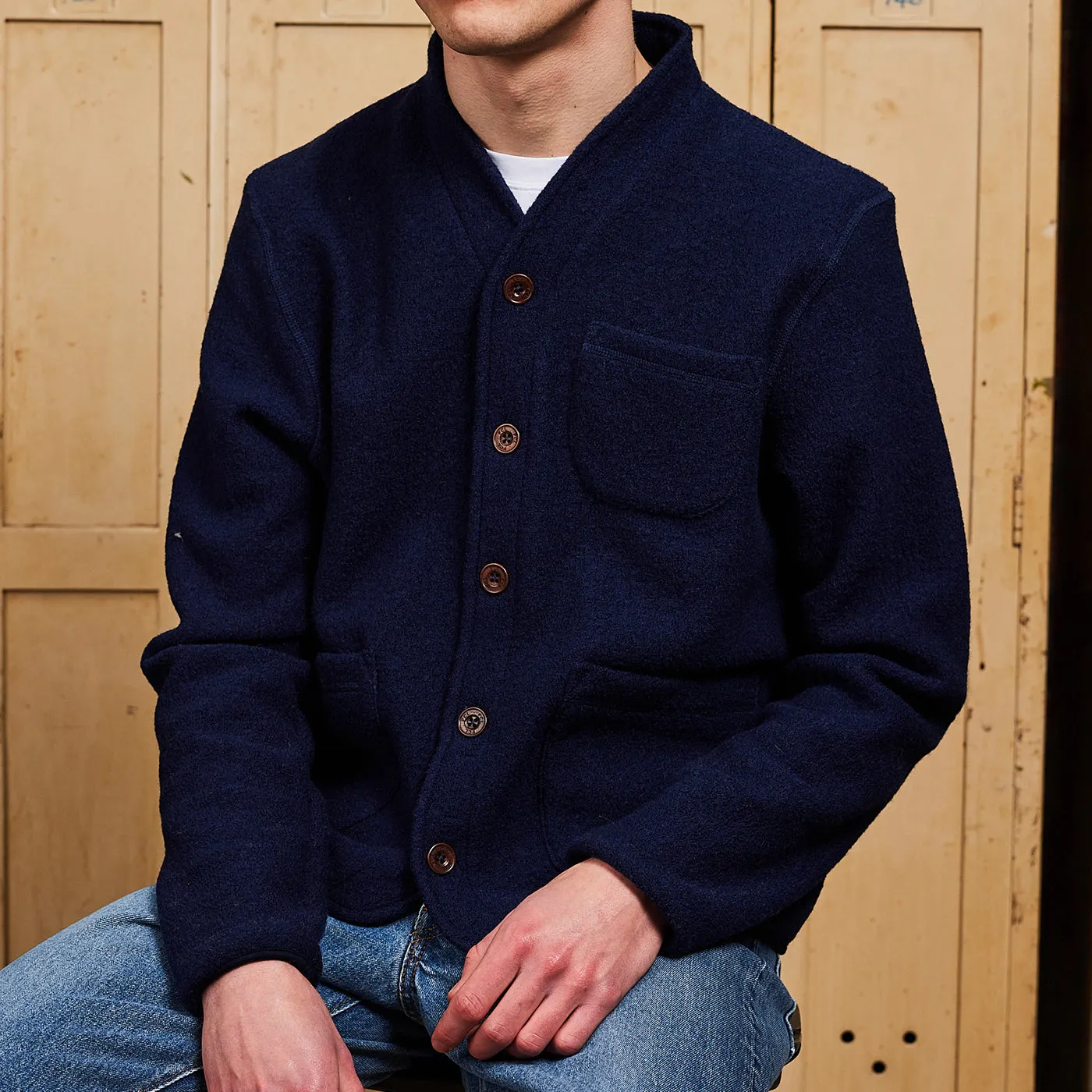 GRANT WOOL CARDIGAN