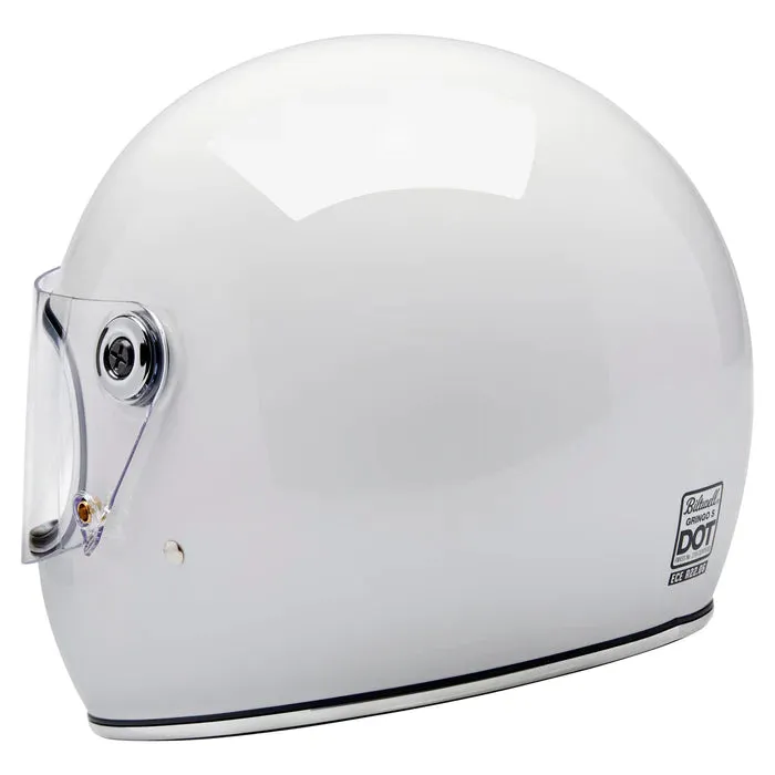 GRINGO S ECE R22.06 HELMET - GLOSS WHITE