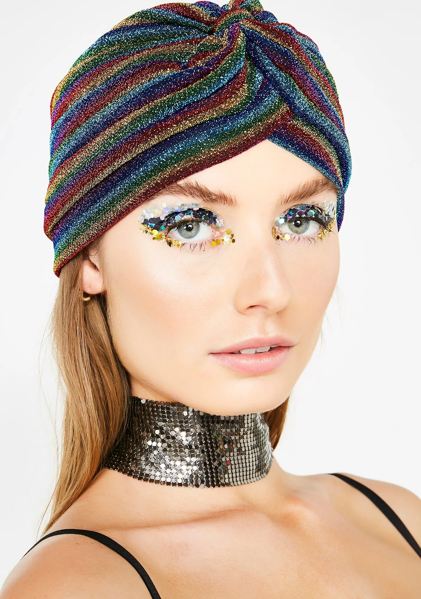 Groovy Vibez Shimmer Stripe Hat-
