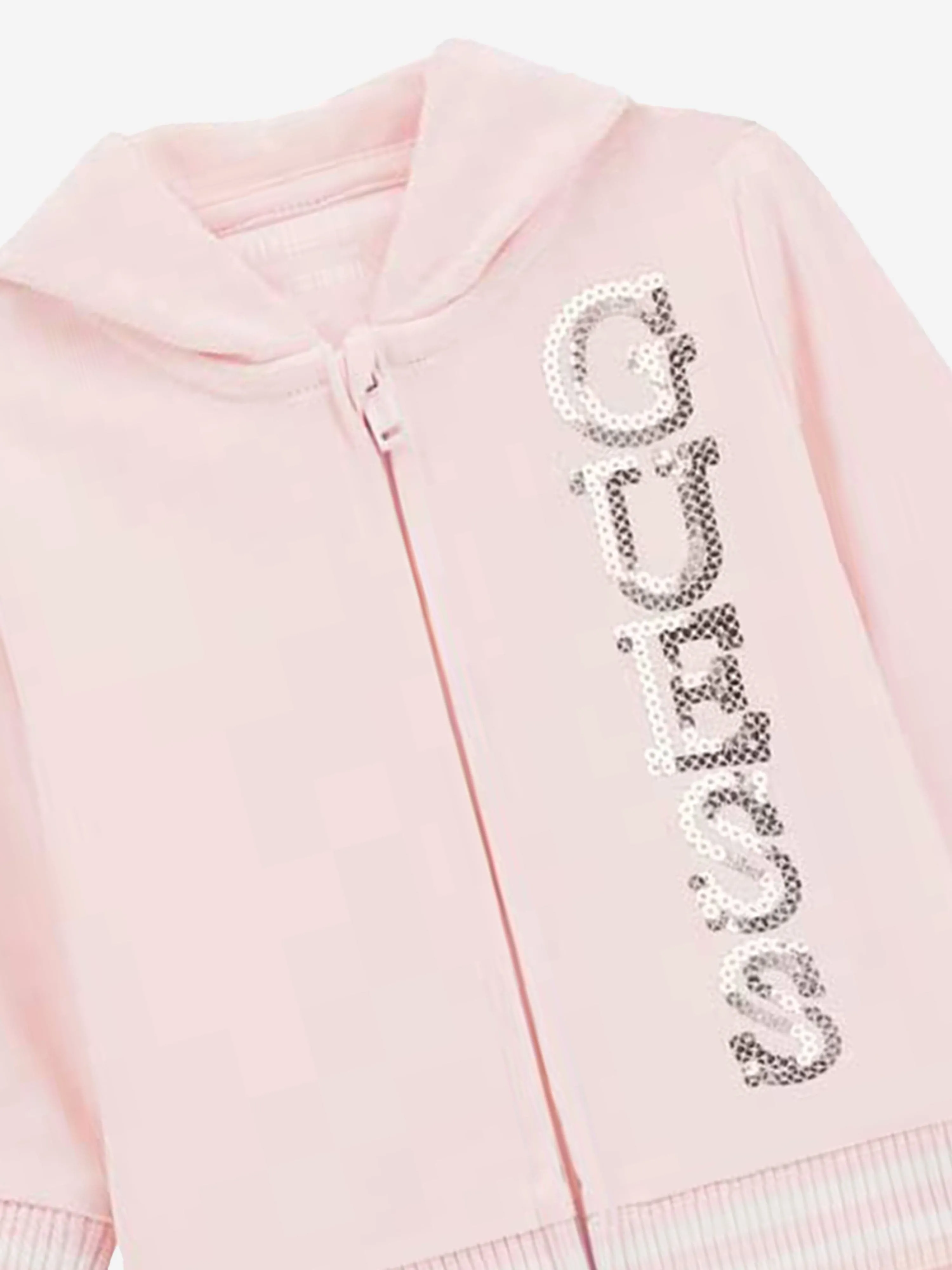 Guess Baby Girls Logo Tracksuit in Pink