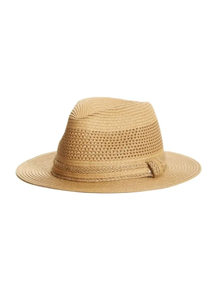 Guess Bora Straw Panama Hat