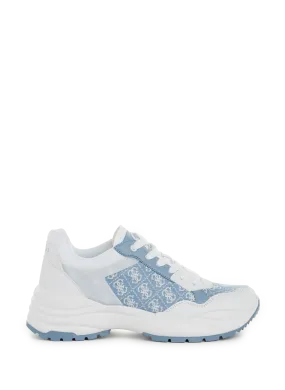 GUESS  Logo-printed Samra sneakers - Blue