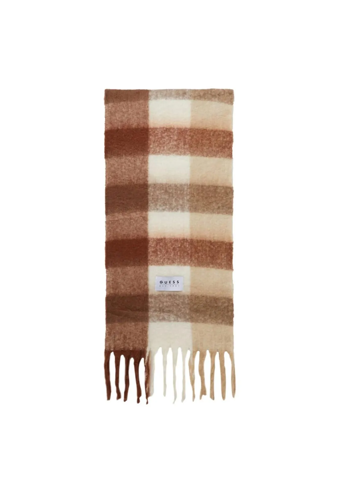 Guess Wool Blend Scarf, Brown