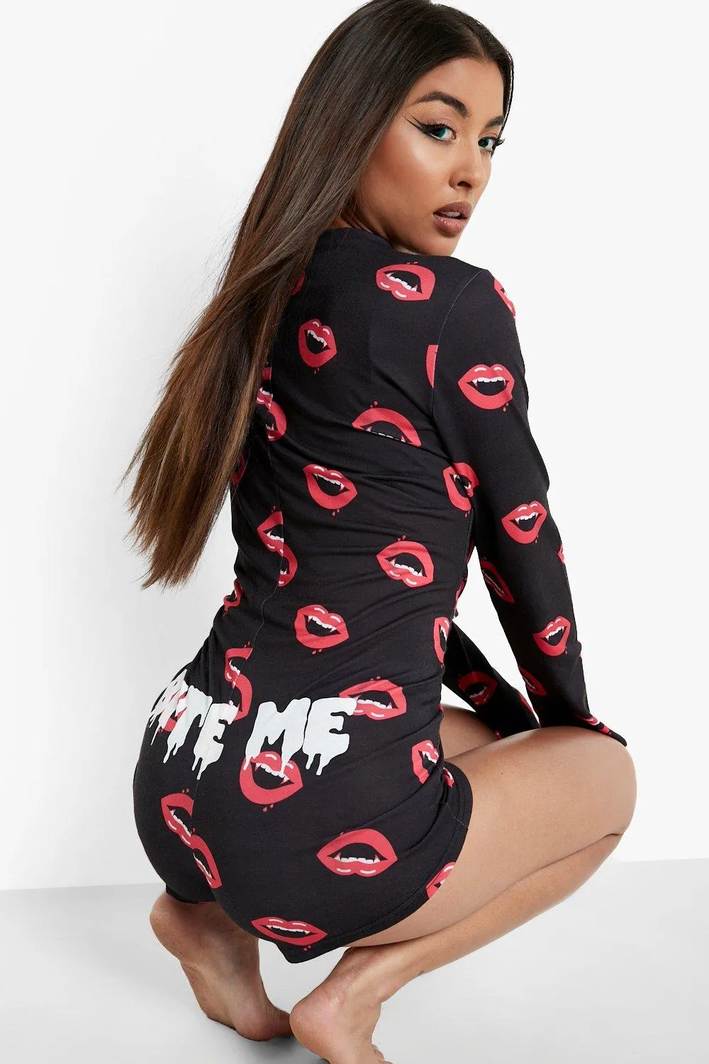 Halloween Bite Me Romper