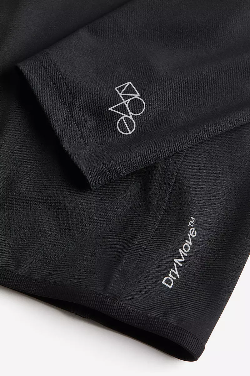 H&M Regular Fit Zip-top sports hoodie in DryMove™
