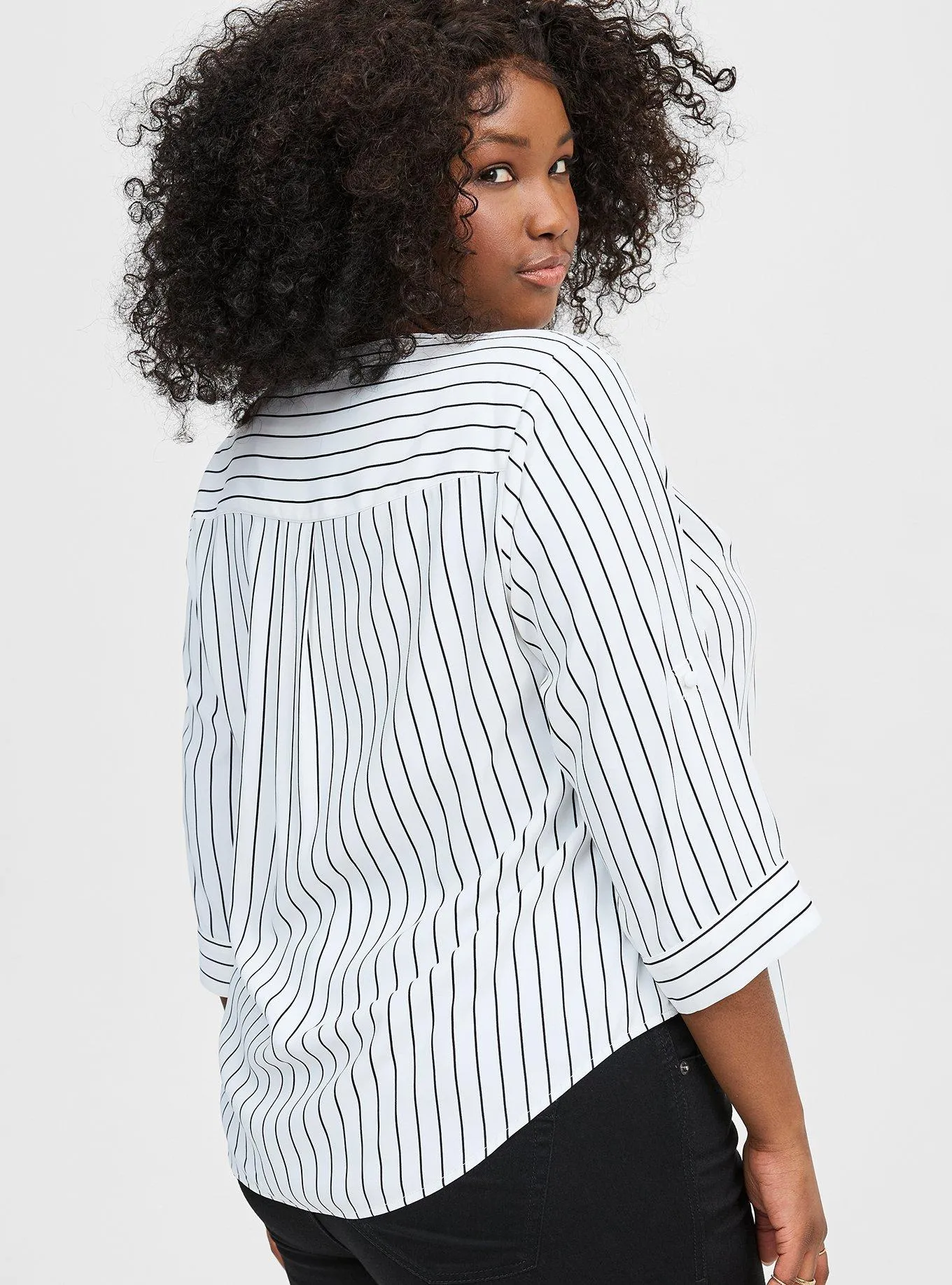 Harper Georgette Pullover 3/4 Sleeve Blouse