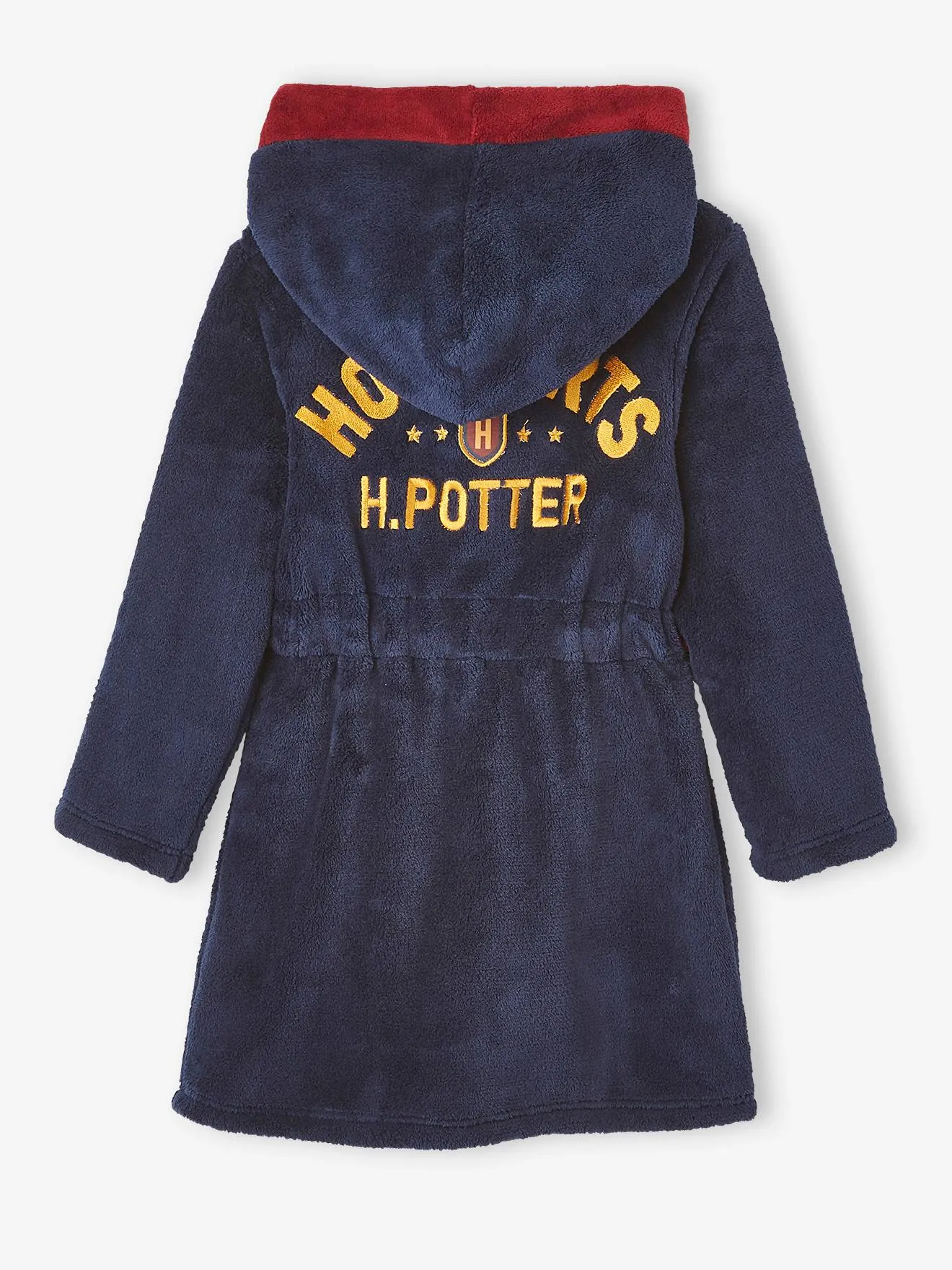 Harry Potter® Bathrobe for Boys - blue dark solid with design