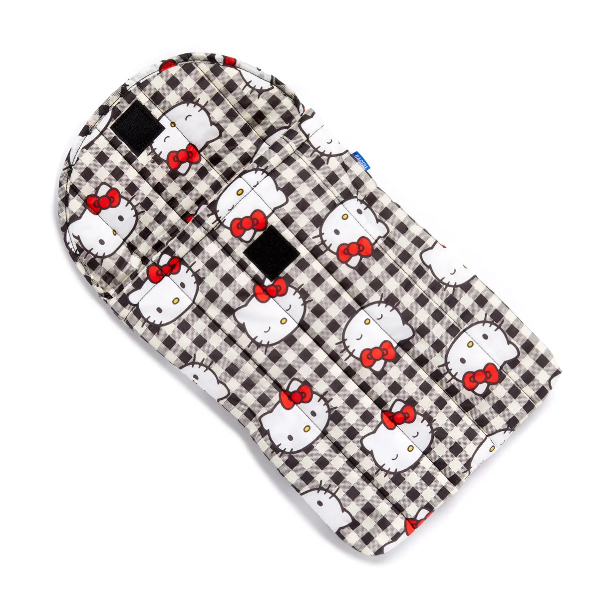 Hello Kitty x Baggu 50th Anniversary Puffy Laptop Sleeve (Black Gingham)