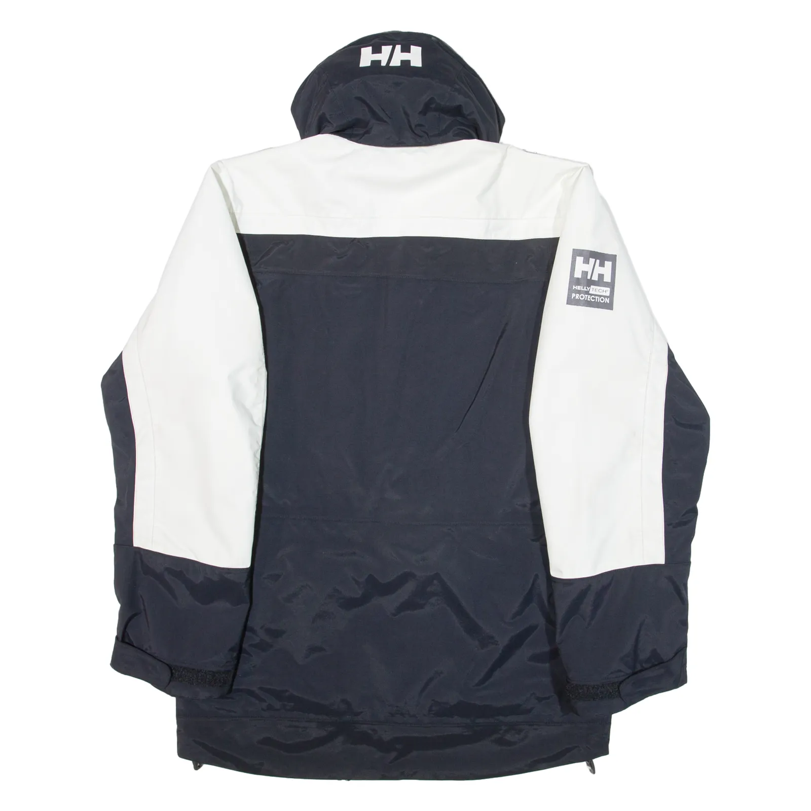 HELLY HANSEN Mens Rain Jacket Black Hooded S