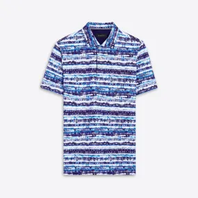 HENDRIX Abstract Print Polo