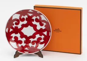Hermès Balcon Dessert Plate With Stand