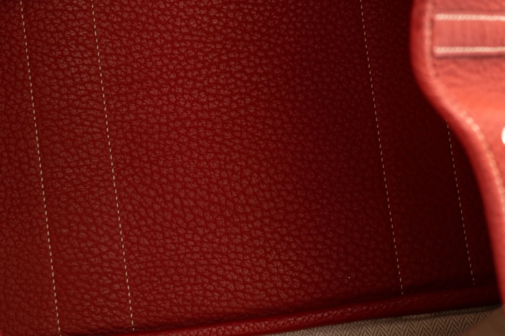 Hermès Large Garden Party Bag Sanguine