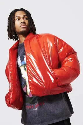 Highshine Boxy Oversized Funnel Neck Puffer