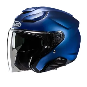 HJC F31 Plain Helmet - Metallic Blue