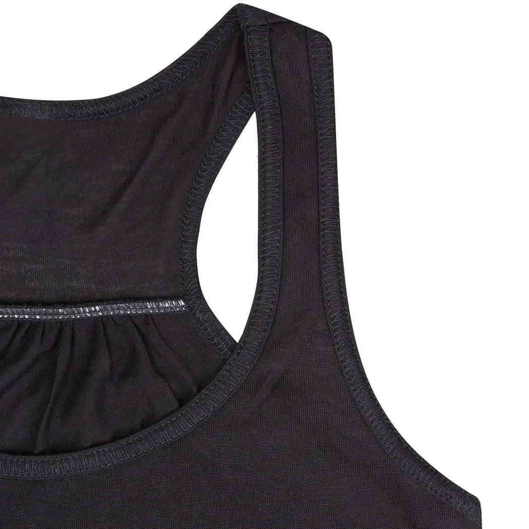 Hockey Flowy Racerback Tank Top - Game Time Girl 