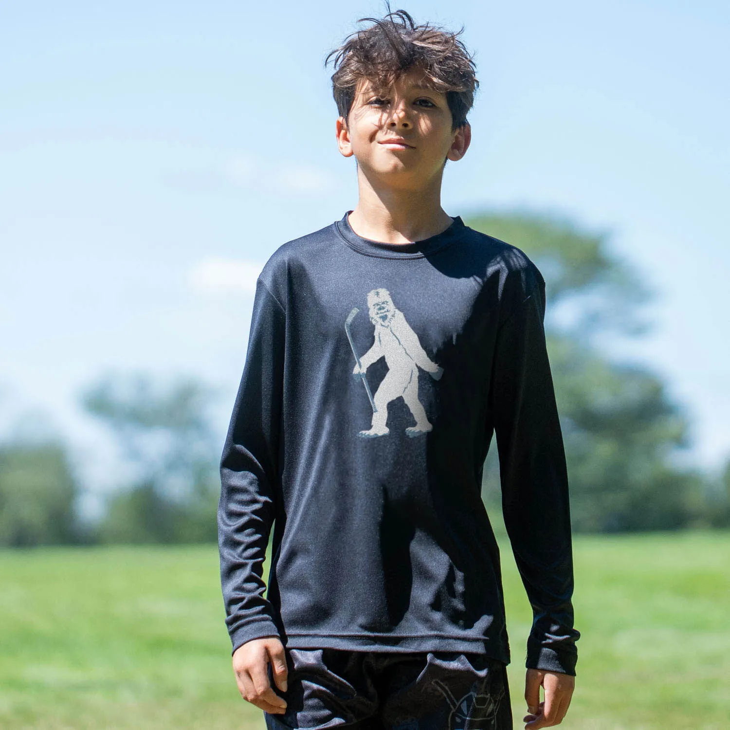 Hockey Long Sleeve Tech Tee - Yeti 