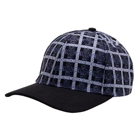 Hockey Plaid Snap-Back Hat