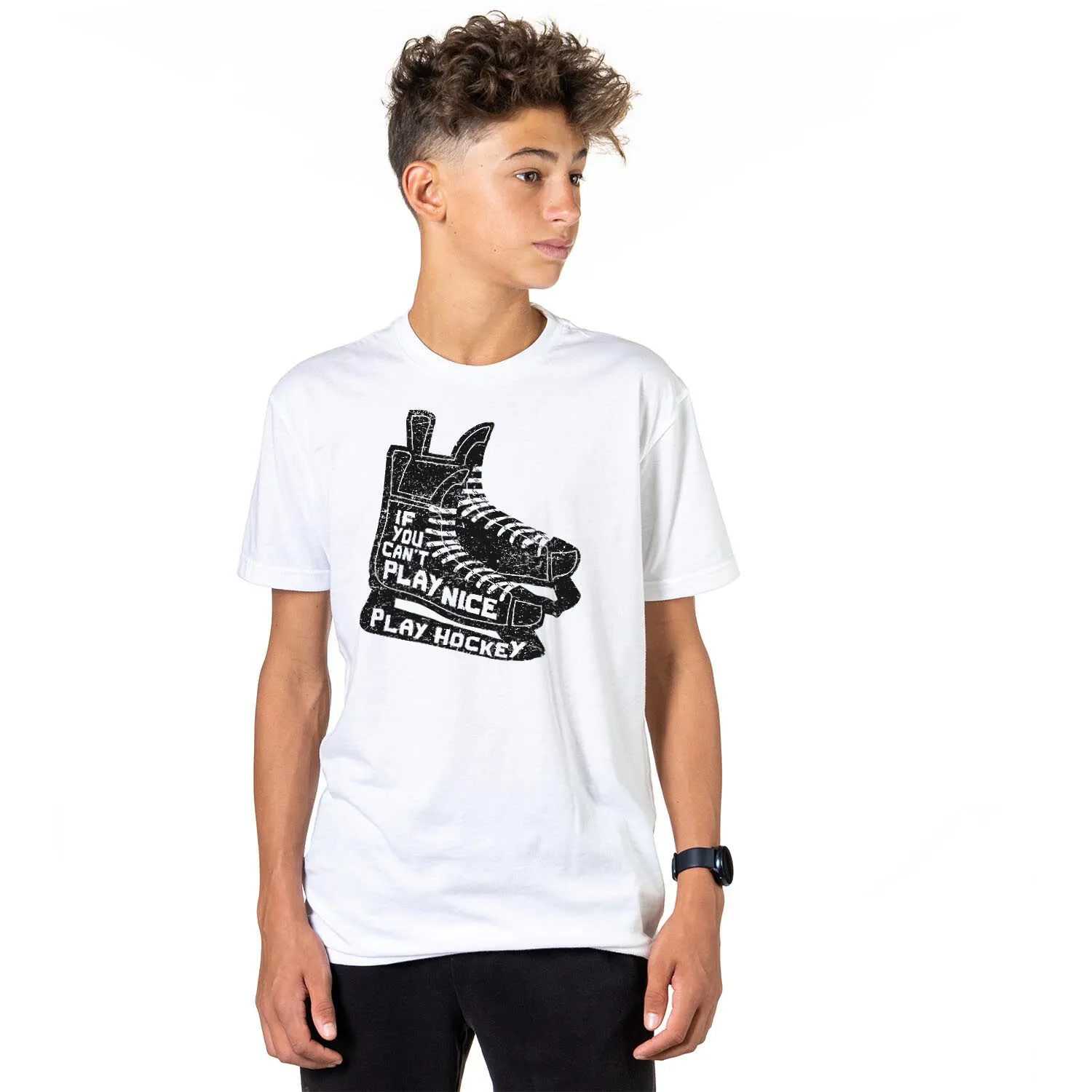 Hockey Short Sleeve T-Shirt - Play Hockey 