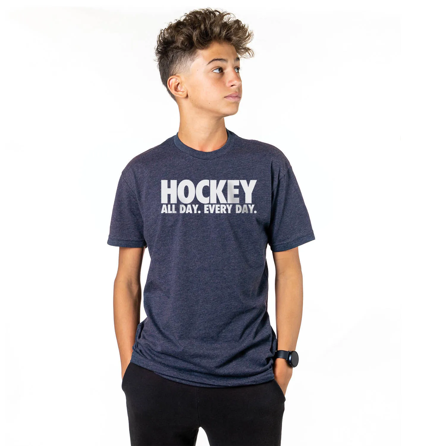 Hockey T-Shirt Short Sleeve - All Day Every Day 