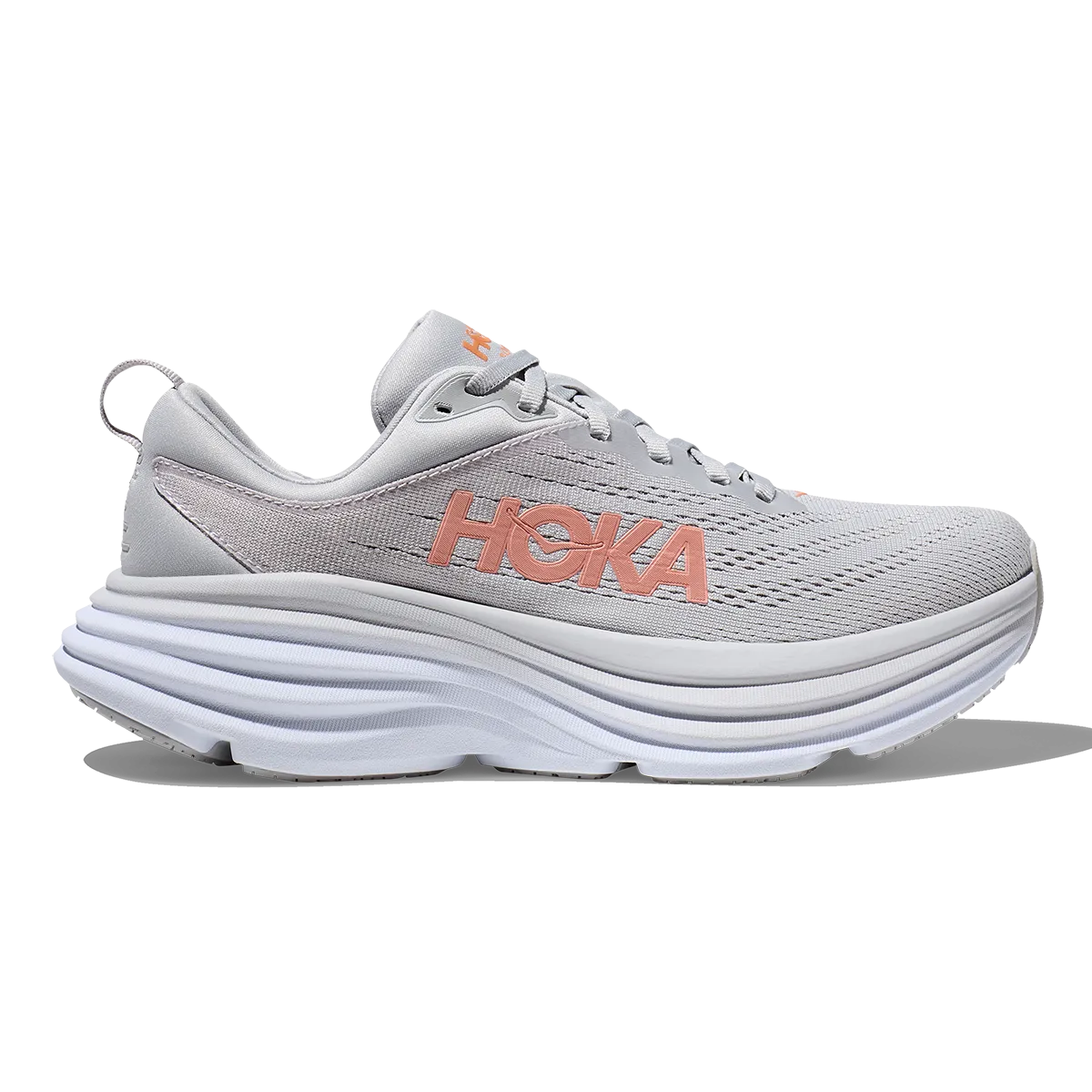 Hoka Bondi 8 - Harbor Mist - Lunar Rock