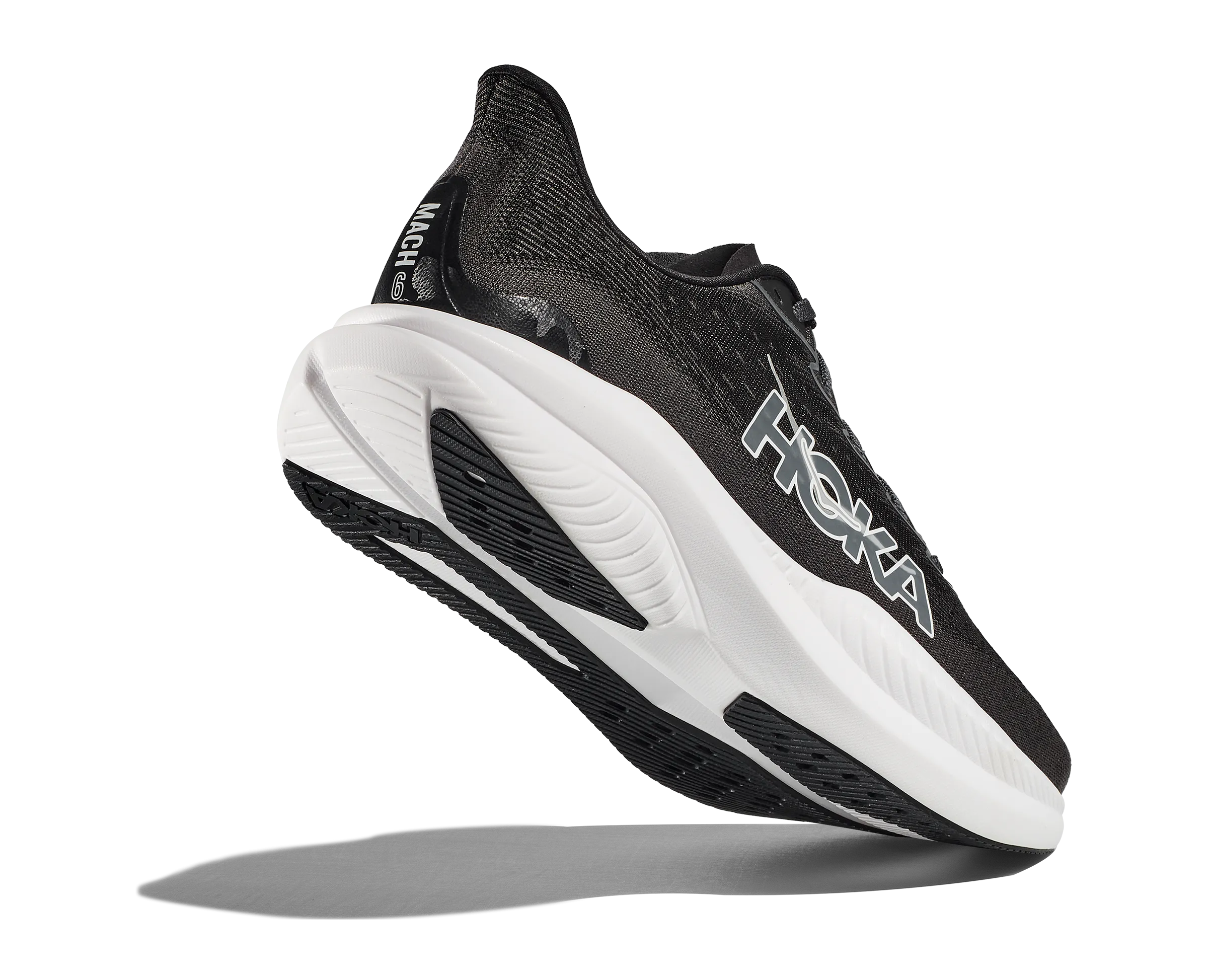 Hoka Mach 6 Black White Women's