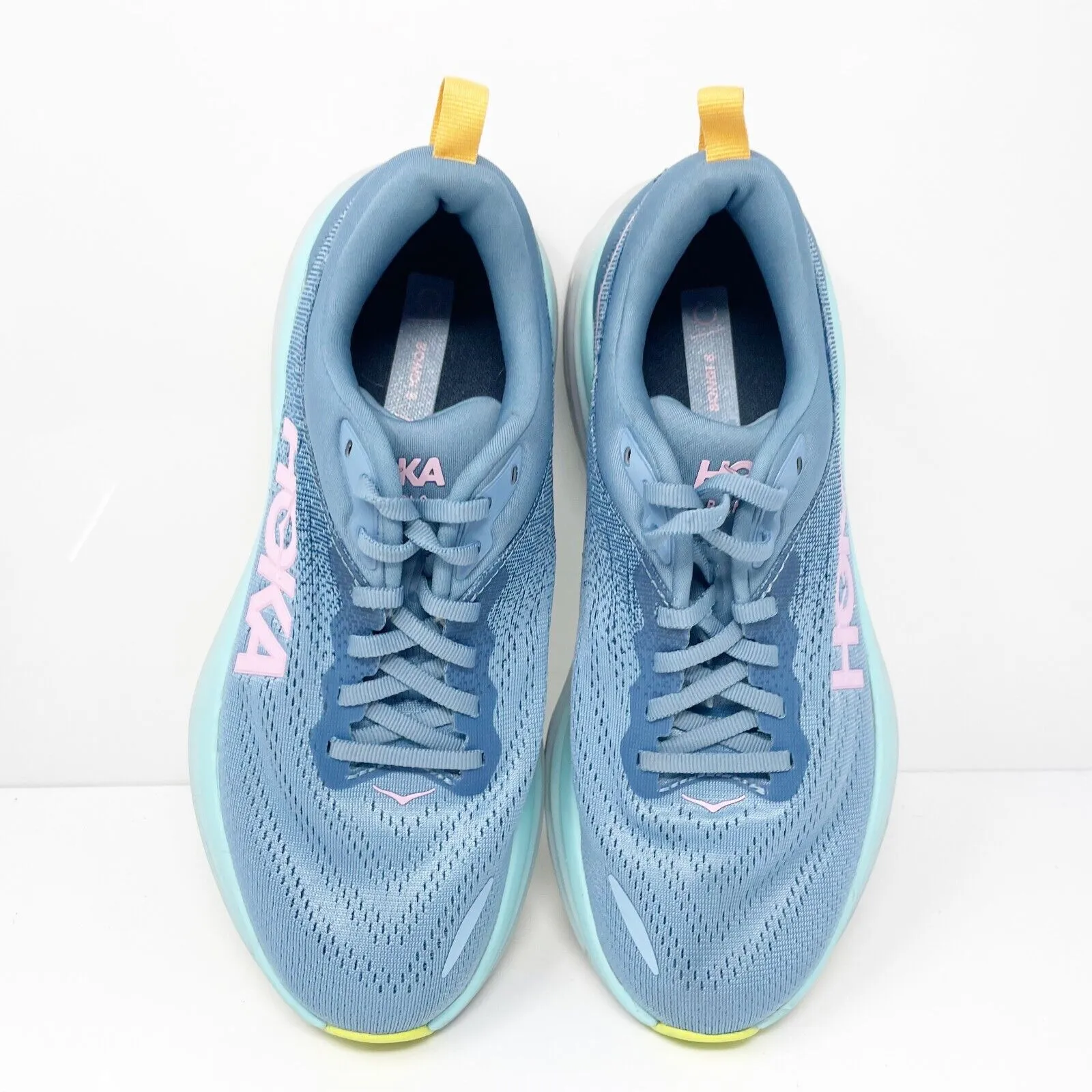 Hoka One One Womens Bondi 8 1127952 SSK Blue Running Shoes Sneakers Size 8 B